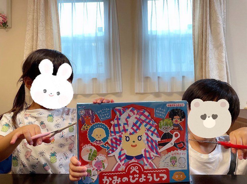 口コミ投稿：✐☡...( 紙工作 )#銀鳥産業 かみのびようしつ開封してみたらみんな禿げててシュール🤣…