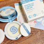 #uyucushion この可愛いの、1つ4役。ひんやりクールな#化粧下地 。SPF50＋PA＋＋＋＋の紫外線対策も。瞬間トーンアップ#ウユクッション 。あぶらとり紙効果まで。…のInstagram画像