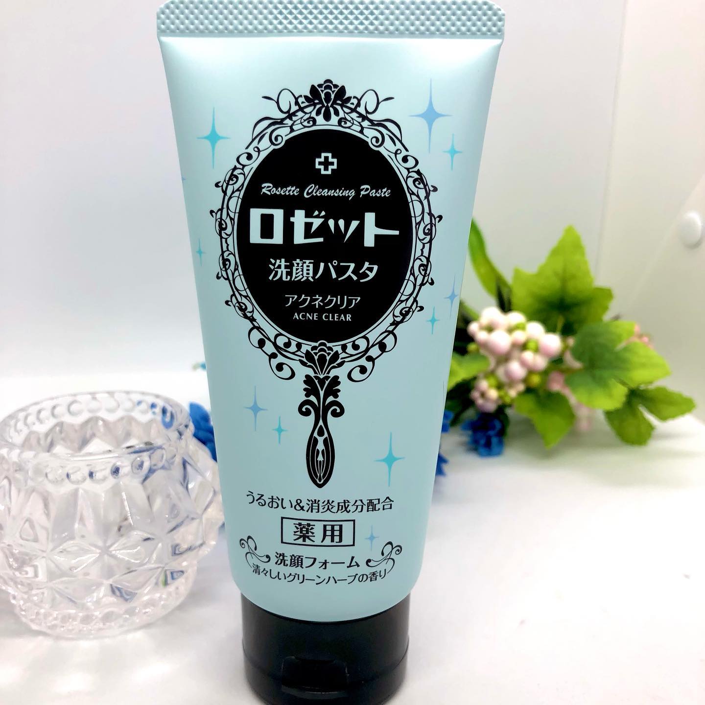 口コミ投稿：❁ロゼット洗顔パスタ　アクネクリアは、Wクレイと消炎&うるおい成分でスッキリとした…