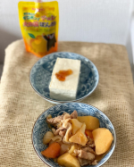 ある日の朝食！早朝から肉じゃがを作りましたよ。味付けは超簡単！にたき一番醤油職人が厳選した、上質な甘口醤油をベースに上品な甘みとコクをブレンドしてるんですよ。出汁もいらずににたき一番だ…のInstagram画像