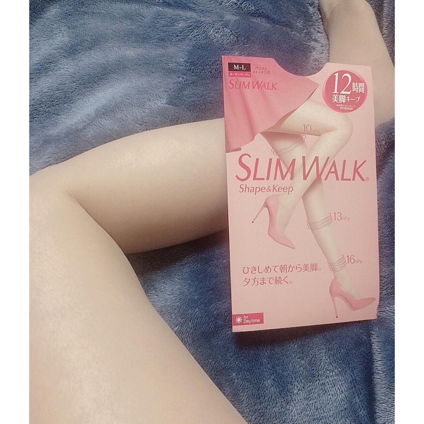 口コミ投稿：…⁡⁡スリムウォーク♪⁡12時間美脚キープの最強ストッキング❣️程よい圧力で浮腫知らず✨⁡…