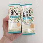 u0040marusanai_official オーツミルク200mlをお試し♪オーツ麦からできた植物性ミルク。砂糖や甘味料を使用していないのにほんのり甘くて美味しい♡コーヒーに混ぜ…のInstagram画像