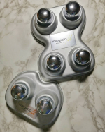 【マジコ　ミュー快癒器】電気も薬もいらない押圧健康器♥首、肩、腰のこった部分に押し当てるだけでこりがほぐれて気分すっきりできる健康器ですが、ポイントは自分ひとりでできるってとこ！！…のInstagram画像