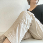 ⁡⁡⁡ニッセン様よりゆるフィットワイドパンツ頂きました◎⁡⁡体型が変化してワイドパンツらしいワイドパンツが苦手になったのですが、こちらはゆったりしすぎずスッキリ見えも忘…のInstagram画像