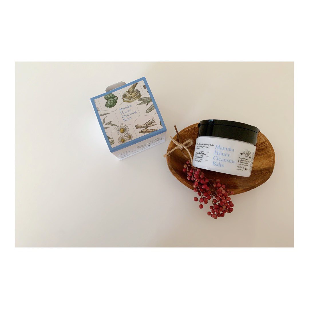 口コミ投稿：．Manuka Honeyのクレンジングバームをお試しさせていただきました☺︎マヌカ蜂蜜は傷…