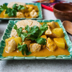 ガパオから引き続きマッサマンカレー🍛タイカレー大好きで、辛さ控えめのマッサマンカレーももれなく好き😍アヤムのタイ風マッサマンカレーの素で作りました。u0040ayamjapan ルーと、好き…のInstagram画像
