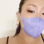 ∇久しぶりにしっかりメイクをしたmaiです🤣🤣🤣新しいマスク使ってみました✨∇@isdg_japan 立体型スパンレース不織布カラーマスク😷個包装の7枚入り。#衛生的…のInstagram画像