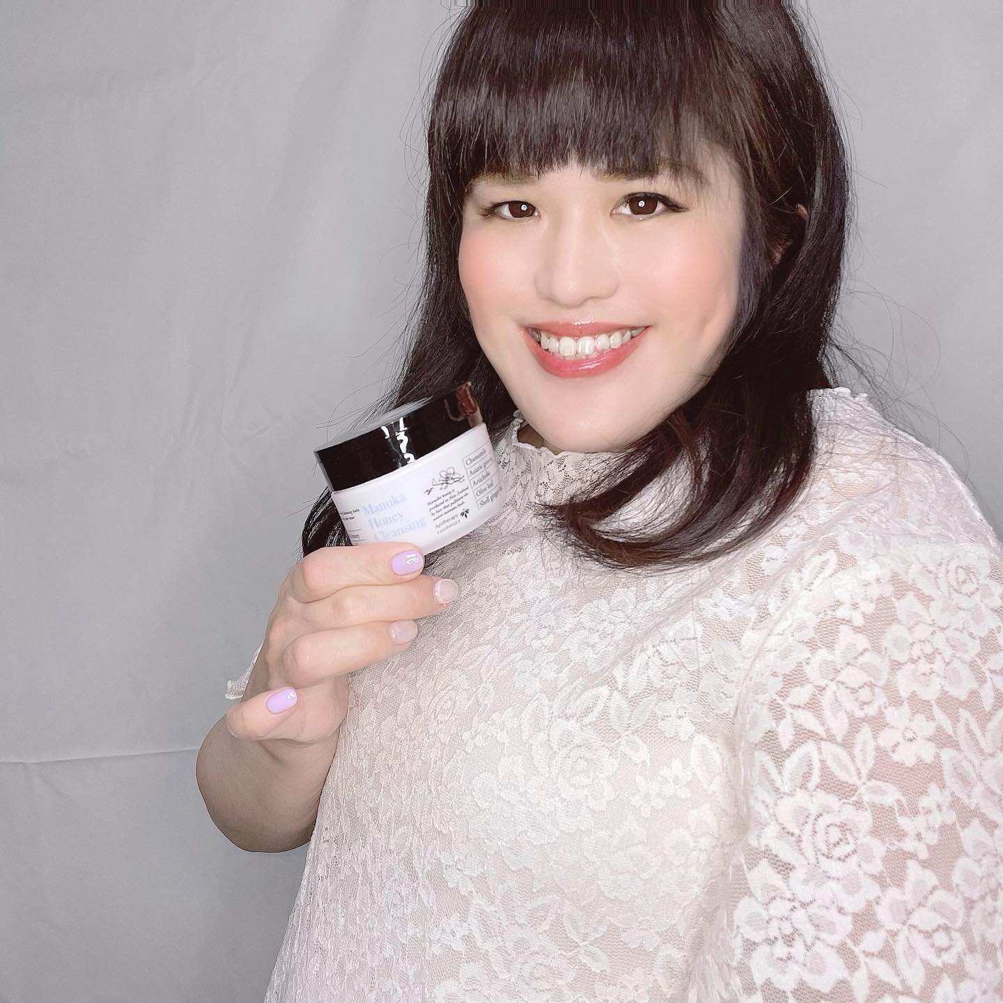 口コミ投稿：マヌカハニー クレンジングバームを使ってみました🥰❣️🧸⁡⁡夏は汗をよくかくので、お顔…