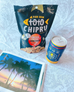 週末ご飯はパーティー風に🎈👯🎈夕食の1品にお試しさせて頂いた、#トトチップる  ソルテッドエッグ味 を出してみました🍴⑅*॰ॱ✩.*˚#トトチップる  ソルテッドエッグ味  702…のInstagram画像