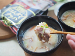 #韓国料理 の#コムタン が温めるだけで手軽に食べられる#レトルト パック。#LOHACO先行発売 の商品をお試しさせて頂きました。私は耐熱容器に入れてから#レンチン で温めましたよ。…のInstagram画像
