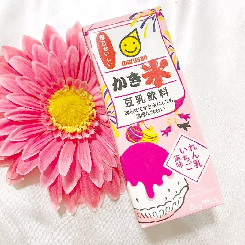 口コミ投稿：いつも気になってたマルサンの豆乳飲料の限定フレーバー♪今回は夏にピッタリのかき氷…