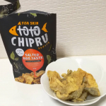 ”日本初上陸！魚の皮チップス「トトチップる」ロカボ＆コラーゲン、美味しく食べて美しく。罪悪感なく楽しめる オトナのご褒美チップス”カロリーが高くて油っぽいけど表面のソルティドエッグの味…のInstagram画像