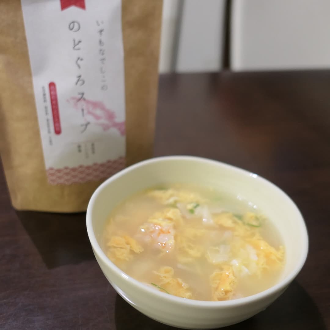 口コミ投稿：いずもなでしこののどぐろスープ✨島根県沖でとれたのどぐろを使用したお湯を入れるだ…