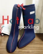 Hot Tab sparkling Footbath Boots 株式会社ホットアルバム炭酸泉タブレット様の重炭酸足湯ブーツをお試しさせていただきました♪可愛いウェットスーツ素…のInstagram画像