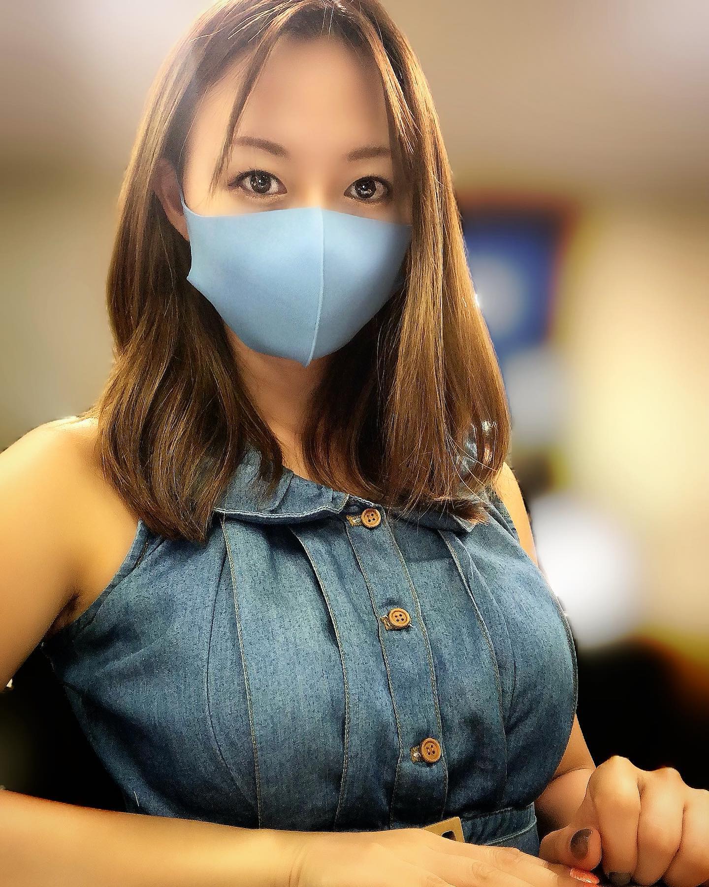 口コミ投稿：😷HEALTH😷@aroma_de_mask さんの【色彩マスク】は抗菌•消臭•UVカットの生地でつけ心地…