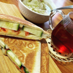 野菜ホットサンド♪ズッキーニとトマトを挟んでみました🍀#ホットサンド #ズッキーニ #トマト  #ラクレットチーズ #パスコ　#パスコサポーターズクラブ #超塾　#野菜…のInstagram画像