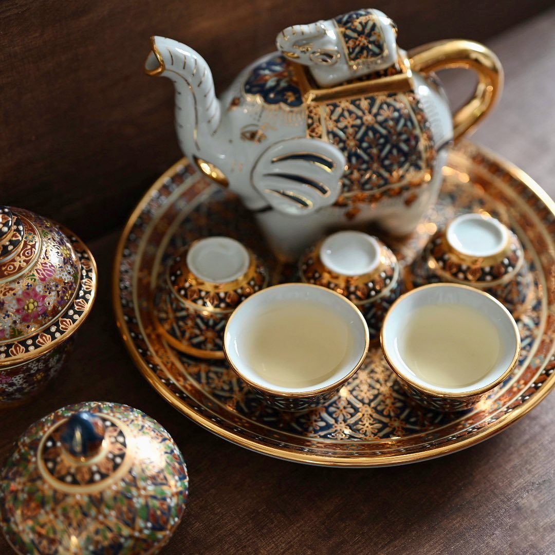 口コミ投稿：.和ハーブのお茶タイムアジアで買ってきた茶器を出して、リラックス効果のある「リナ…