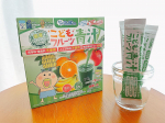 *こどもの成長をサポートするスクスクのっぽくん(@sukusukunoppokun)さんの「こどもフルーツ青汁(緑)」をお試し😊.こちらの青汁はシリーズで3種類あって☑︎緑 →…のInstagram画像