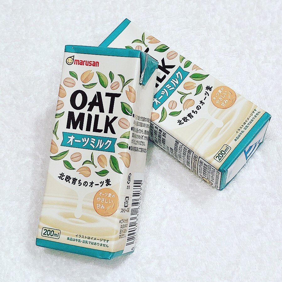 口コミ投稿：オーツ麦からできた植物性ミルク、オーツミルクを飲んでみました。ほんのり甘味があ…