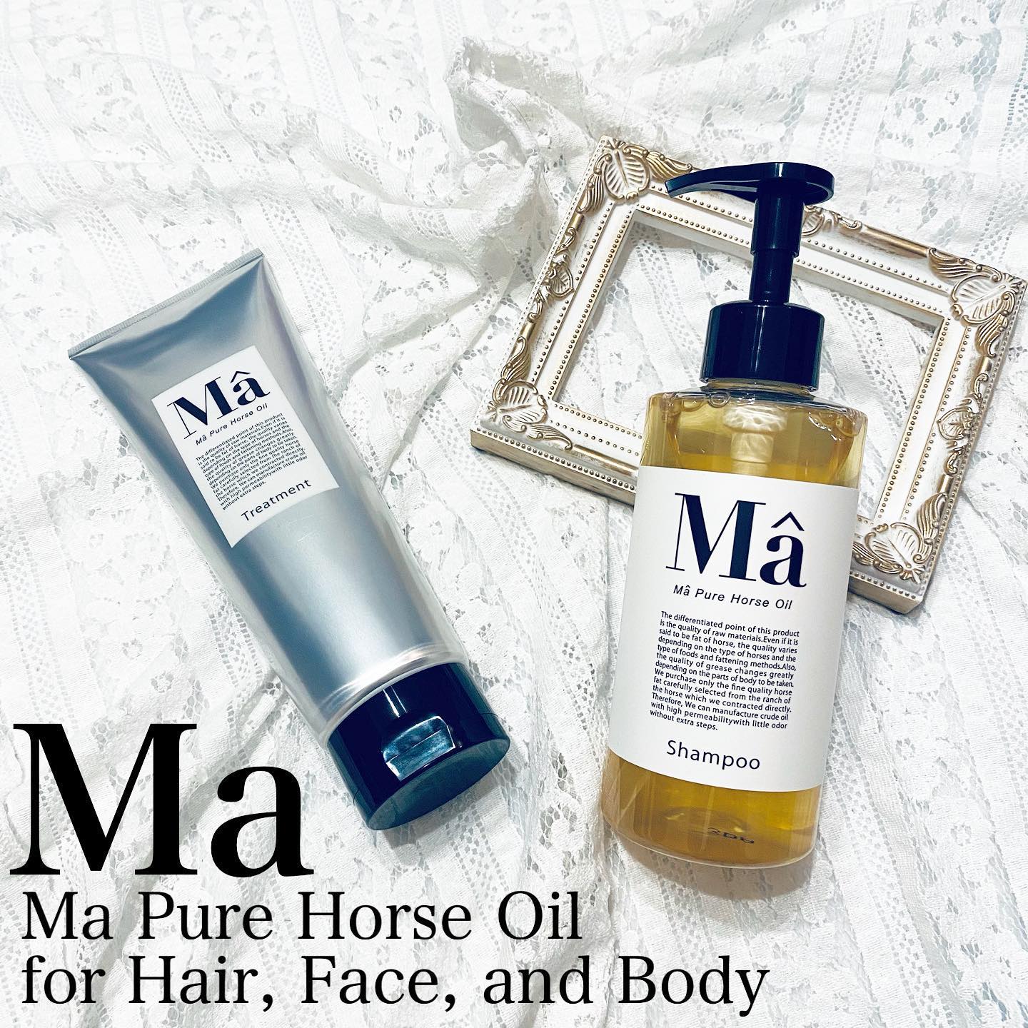 口コミ投稿：_Ma Ma Pure Horse Oilfor Hair,Face,and Bodyアミノ酸系シャンプー300ml ￥2,800ツ…