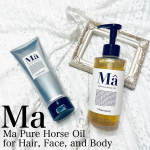 _Ma Ma Pure Horse Oilfor Hair,Face,and Bodyアミノ酸系シャンプー300ml ￥2,800ツヤ系トリートメント250ml…のInstagram画像