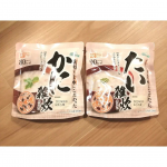 具材と旨味にこだわった レンジ対応かに雑炊・たい雑炊美味しかったー❤️💛❤️💛先日、二回目接種してからの熱が出て体もだるくて、こちらを召し上がったのさ🥺💕めちゃくちゃ、美味しかったよー😭❤…のInstagram画像