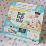 コロカラ＆からからつみきセット💕自由にコースを組んで、ビー玉が転がせるルートを作ることができる知育おもちゃです🌈国産ひのきを使用したつみきが160ピースセットになっています❣️大ボ…のInstagram画像