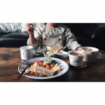 10月22日(金)朝ごはん𝙶𝚘𝚘𝚍 𝚖𝚘𝚛𝚗𝚒𝚗𝚐✰ ✰ ✰今日の朝ごはん𖠚໊。 ‎色々サラダと娘の好きなポテト＆ウインナーお弁当の残りの卵焼きなどあるもの詰め込みプレート𓌉◯𓇋具…のInstagram画像