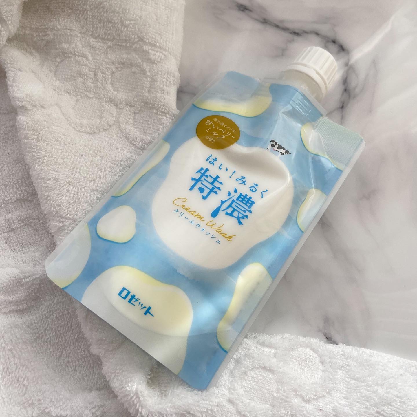 口コミ投稿：濃厚ミルクスキンケア#ロゼット#はいみるく特濃クリームウォッシュ-----------------…