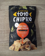トトチップる ソルテッドエッグ味ロカボ＆コラーゲン、美味しく食べて美しく、罪悪感なく楽しめる オトナのご褒美チップスです🦈白身魚の皮で作ったフィッシュスキンチップスの濃厚なソルテッドエ…のInstagram画像