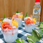 .今日の夕ご飯トキワの #べんりで酢 を使って【 カップ寿司 】これまた、使ったことがなくて…べんりで酢は35周年なのに！すし酢は作ったり専用品を買ったりしてい…のInstagram画像