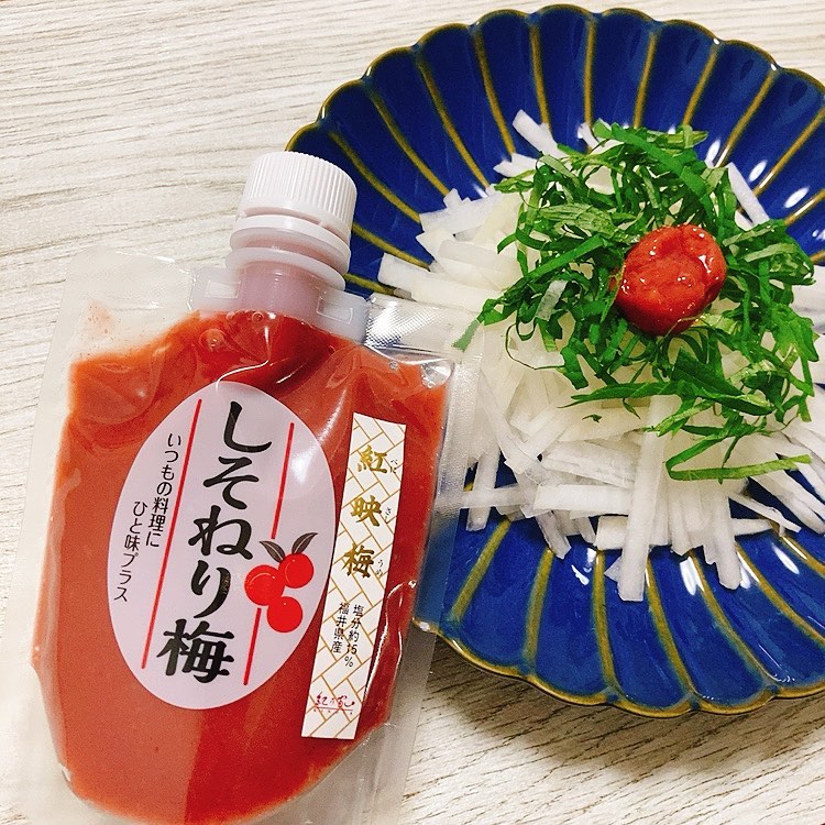 口コミ投稿：.紀乃家 しそねり梅 𖤣𖥧𖥣𖡡𖥧𖤣　ꕤ 梅ꕤ 食塩ꕤ しそ保存料や合成着色料を使用せずシンプル…