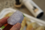 【モニター記事】お気に入りの青い岩塩。いつも使う岩塩より、味が濃い！！少量でしっかり塩味を感じます！今日は揚げ焼き手羽で堪能しましたよー#rivsalt #リブソルト …のInstagram画像