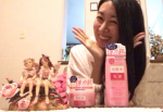 本日の無加工無アプリ#すっぴん 自撮り❤︎もうお風呂に入ってお部屋着です🛁🚿（笑）#ピンクのピュアナチュラル 2点セット を使ってみました🐤💖 化粧水は、これ一本で化粧水と乳液をつけた…のInstagram画像