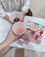 🧡野菜不足解消🧡野菜足りてないなーって感じることないですか？私と主人は毎朝青汁をもう10年くらい飲み続けているんですが娘たちも食事だけでしっかり栄養摂れてるかな？野菜足…のInstagram画像