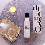 MiCO MOi Lotion 　モノトーンにゴールドのワンポイントがオシャレなパケ✨　　理想の肌を実現するためのMiCOMOi(ミコモイ)は製薬会社さん発のスキンケアです　　…のInstagram画像