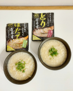 温めるだけでおいしいぞうすいが食べられます✨テーブルマークさまの「ほたてぞうすい」「とりぞうすい」ぞうすいのイメージは体調の悪いときのイメージでしたがこのぞうすいは味もしっかりし…のInstagram画像