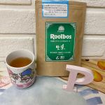 日本茶製法オーガニック生葉（ナマハ）ルイボスティーのモニターです★@rooibostiger こんばんは。夜は冷えますね。体の中からぽかぽかしたい時は、少しストレッチをして…のInstagram画像