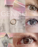 GENISHColor contact Lens 度ありカラコン GENISH ジェニッシュをお試しさせていただきました♪海外のグレー系アイズに憧れて(*´艸`) まさにこ…のInstagram画像