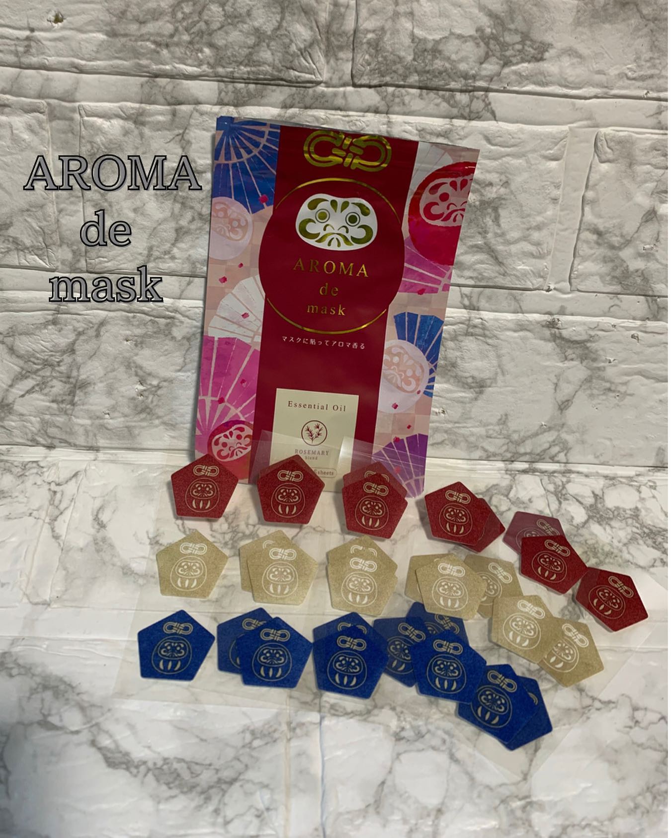 口コミ投稿：Aroma de maskアロマdeマスク　限定デザイン　ダルマデザインお試しさせて頂きました…