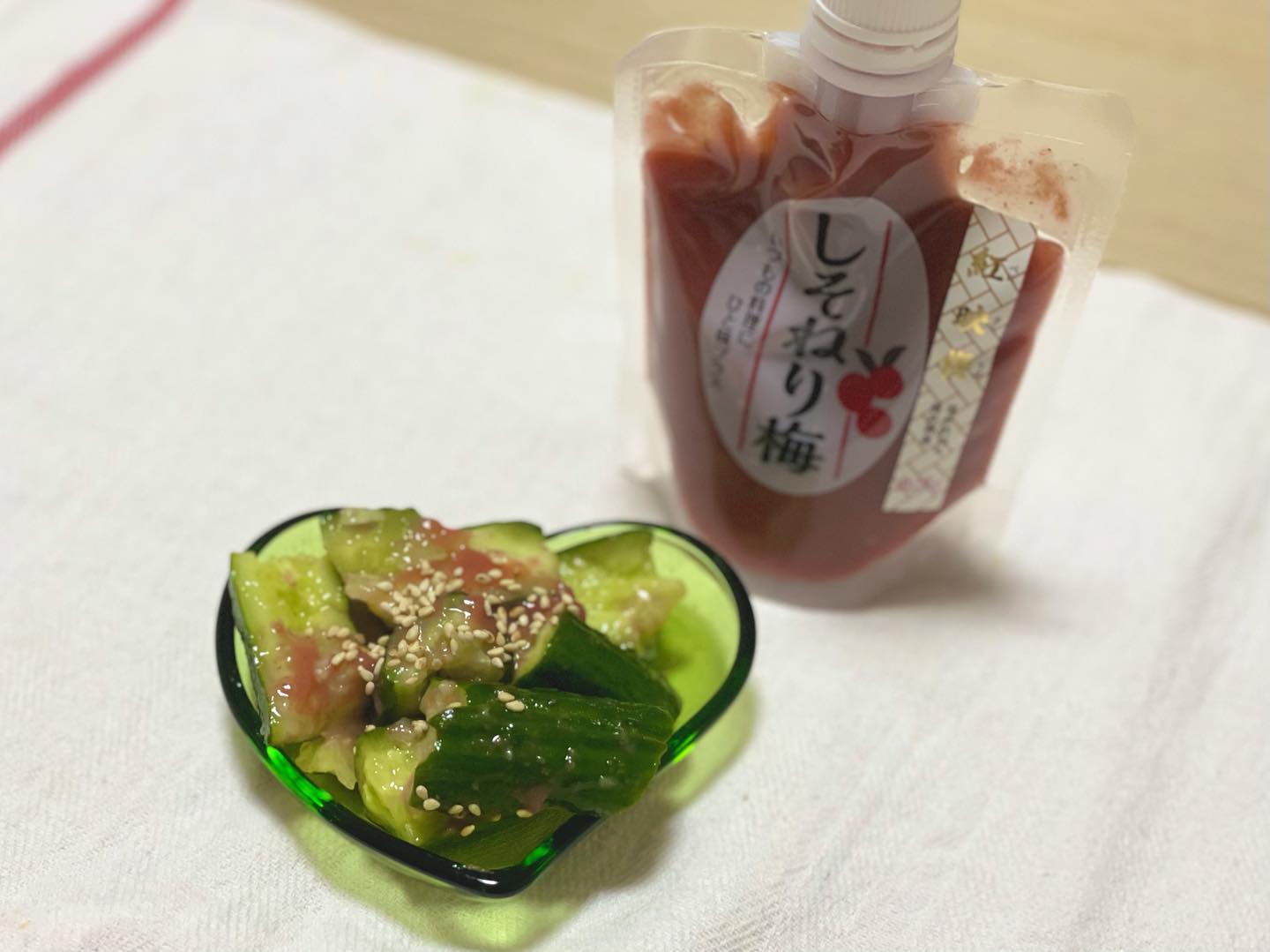 口コミ投稿：◯ しそねり梅塩としそだけでじっくり時間をかけて漬け込んだ梅ぼしで酸っぱくしょっ…