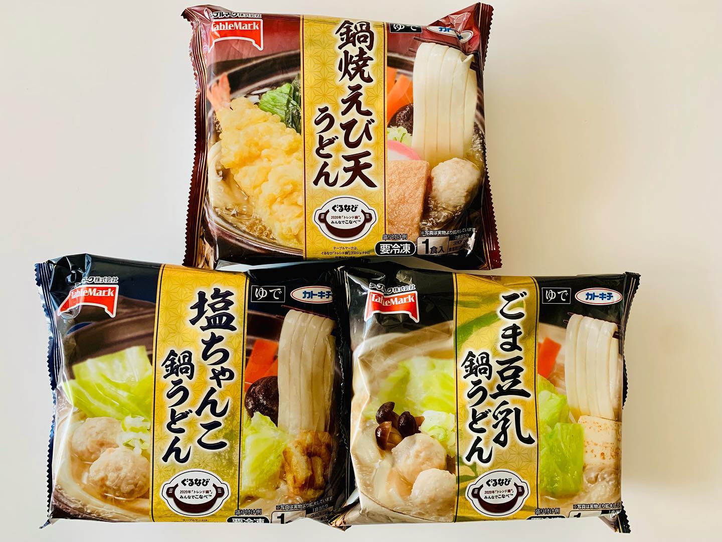 口コミ投稿：テーブルマークさまより（@tablemark_jp）秋冬の新商品「鍋うどん」3種をお試ししま…