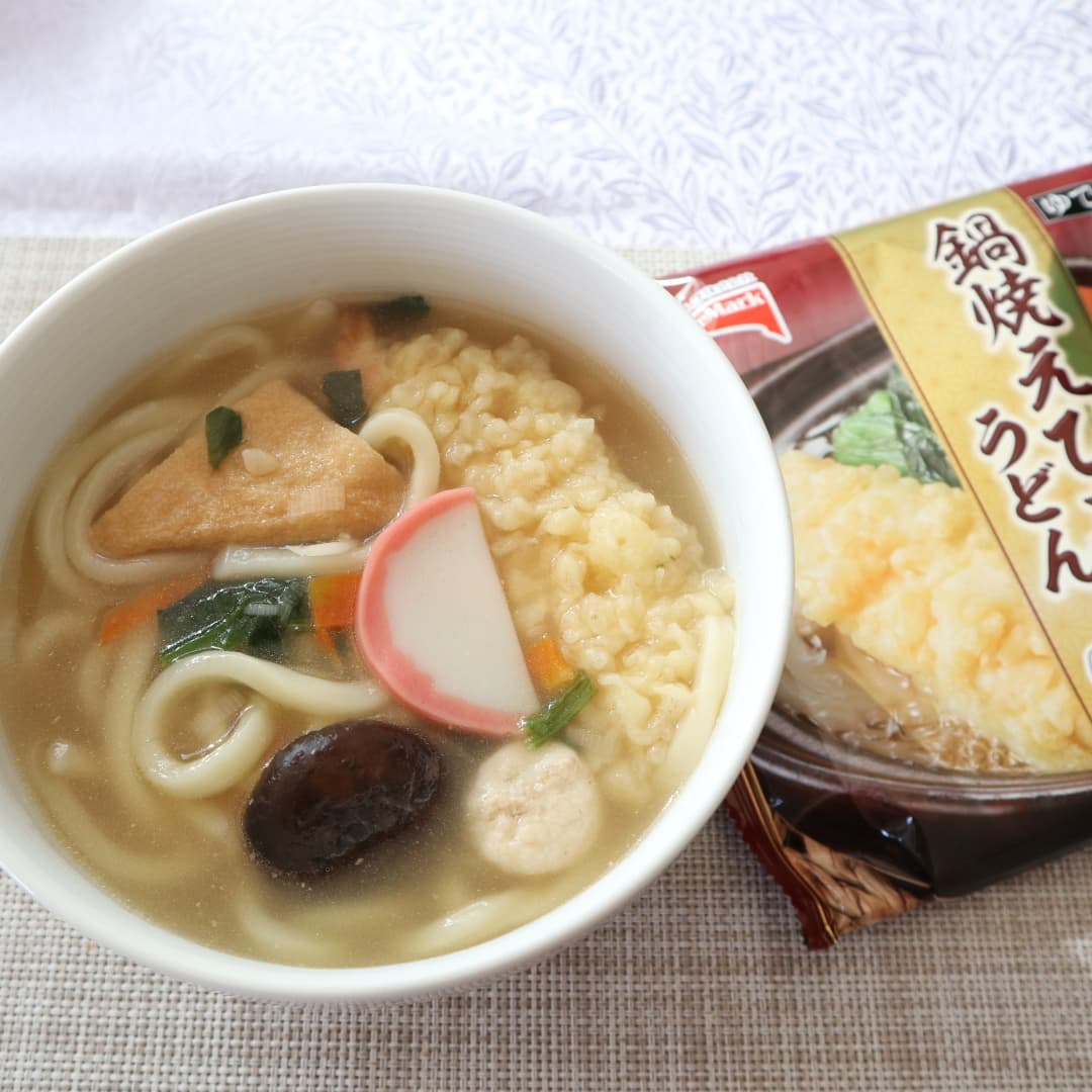 口コミ投稿：テーブルマークの「鍋うどん」シリーズ・鍋焼えび天うどん・ごま豆乳鍋うどん・塩ち…