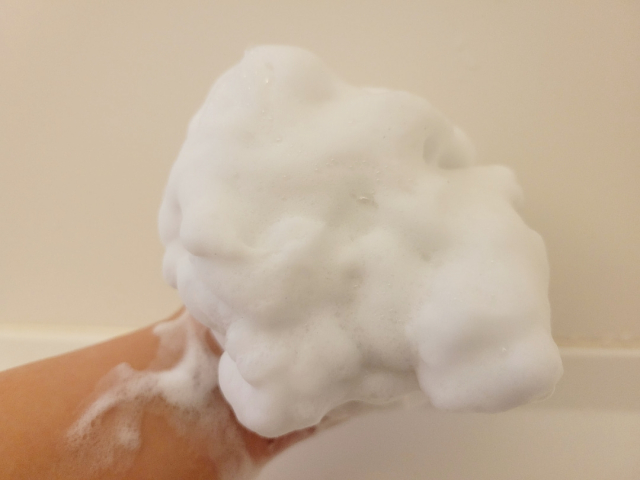 口コミ：石鹸系ベースの洗顔料 モイストマイルドウォッシュの画像（4枚目）