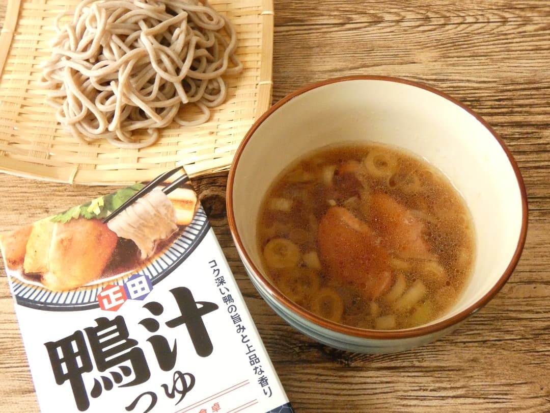 口コミ投稿：正田醤油さま「麺でおいしい食卓 鴨汁つゆ」をいただきました😆🎶✨鴨汁つゆで年越しそ…