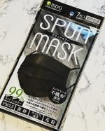.#ISDGマスク #医食同源ドットコムマスク @isdg_japan .SPUN MASK（スパンマスク）7枚入#ブラックスパンレース製法の#不織布 を使用するこ…のInstagram画像