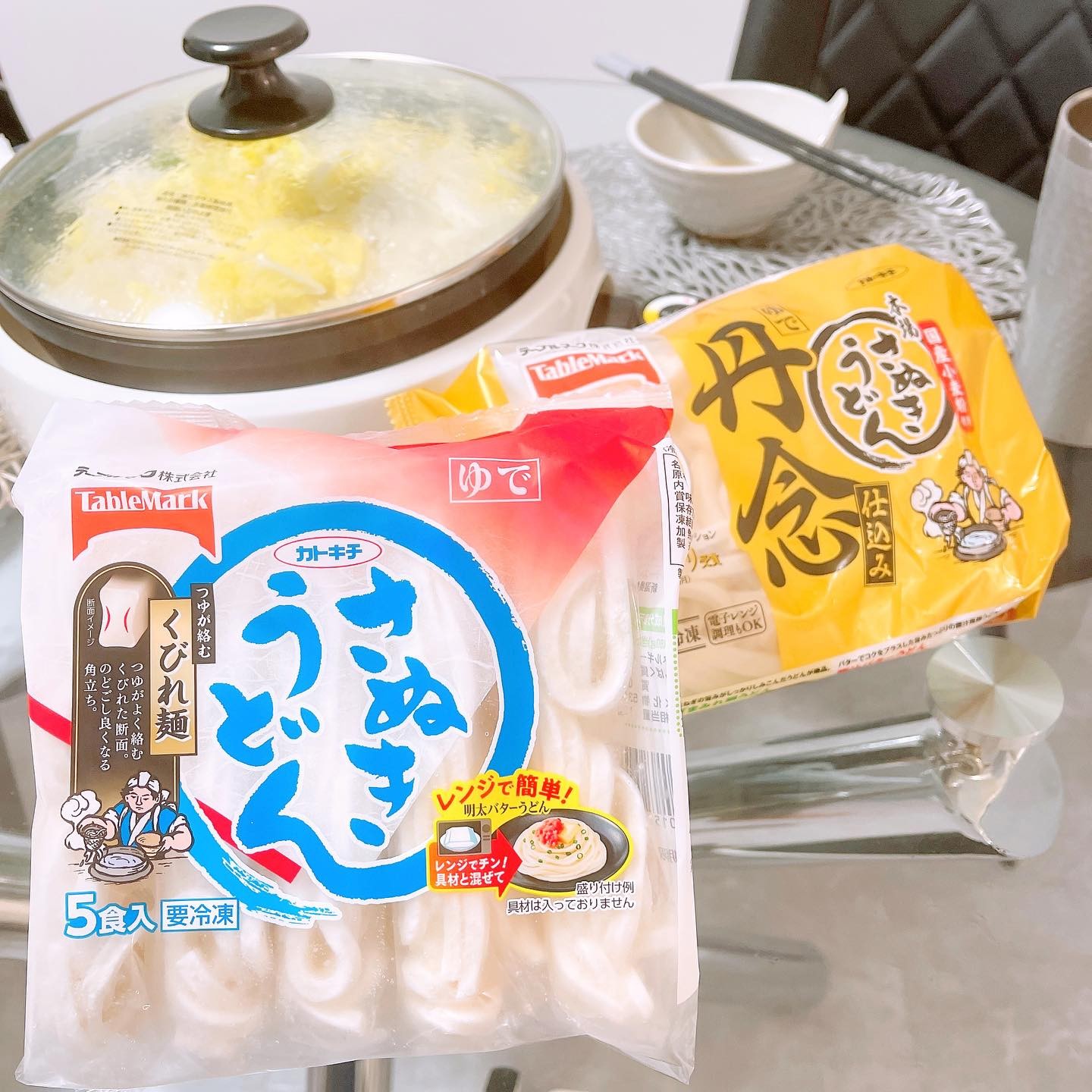 口コミ投稿：冷凍うどん2種♡さぬきうどん５食と✨ジャパンフードセレクションにおいて最高位の「グ…
