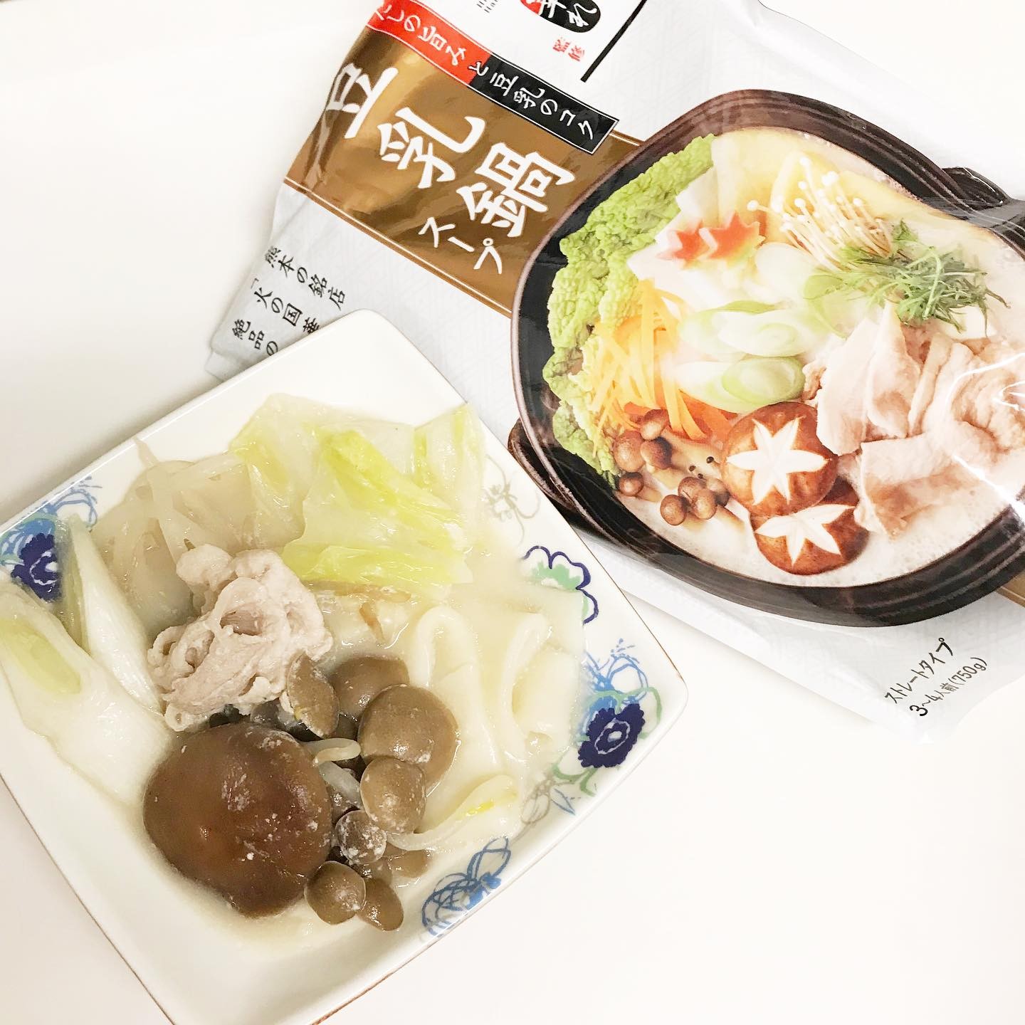 口コミ投稿：家族が揃ったら、お鍋🍲でも、そろそろ若干飽きてきたので💦今回は、マルサンアイの鍋…