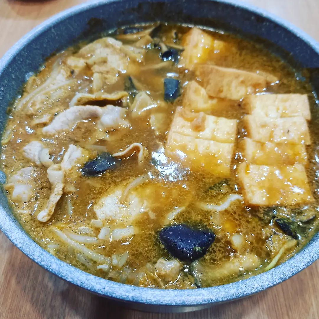 口コミ投稿：#鍋スープ #マルサンアイ #marusanai #若鯱家監修カレー鍋スープ #火の国華れ監修豆…