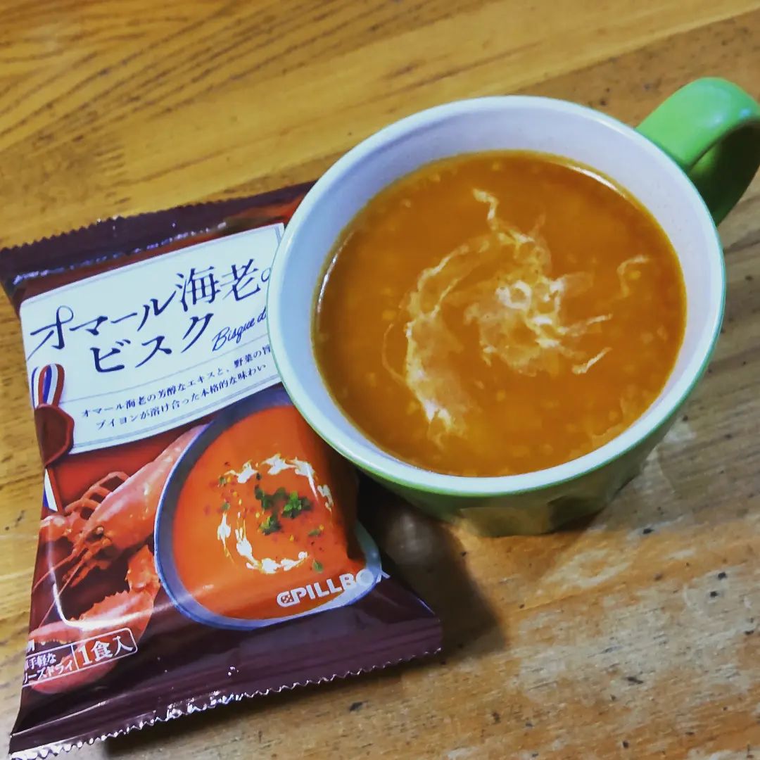 口コミ投稿：オマール海老のビスクまあ なんて濃厚な味わい✨🦐フレンチレストラン級の本格スープな…